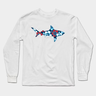 Hawaiian Shark Long Sleeve T-Shirt